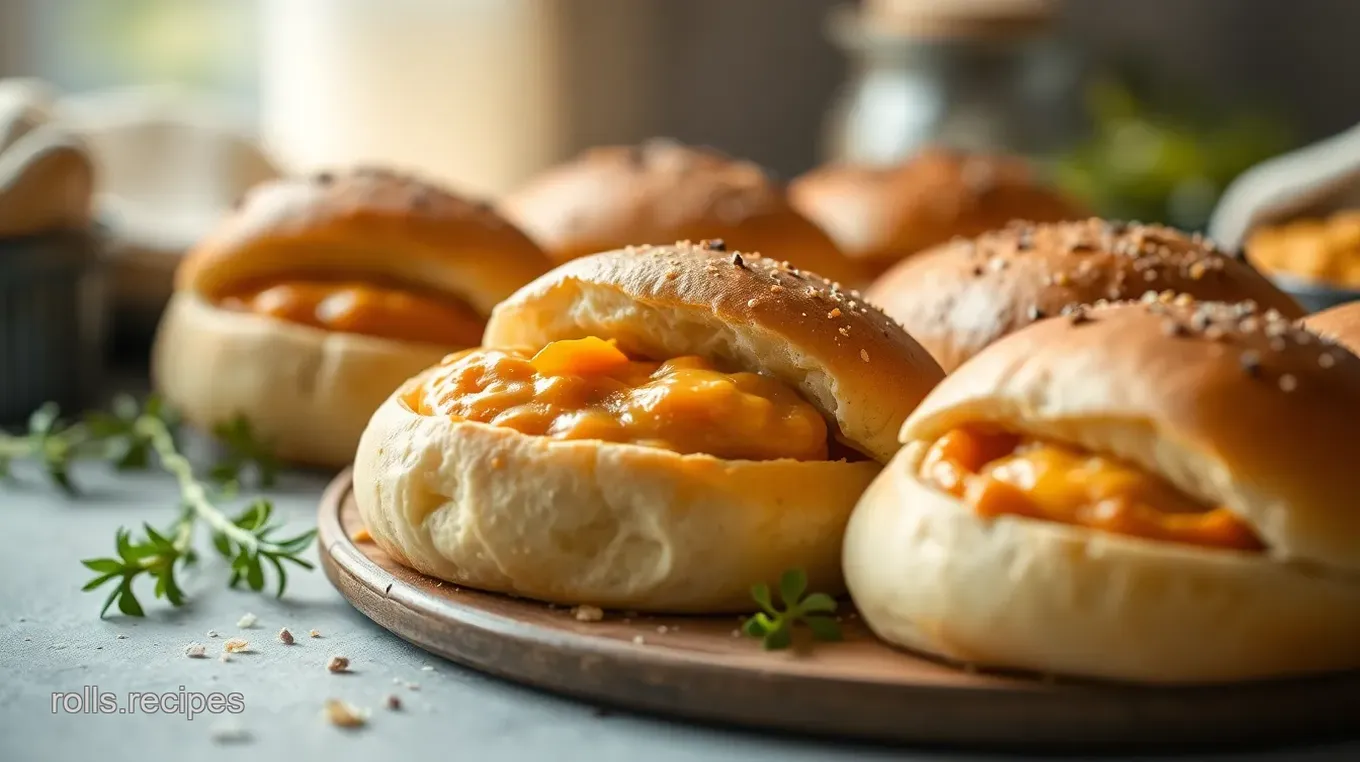 How to Bake Ploughman' s Rolls with Cheesy Filling: A Comforting Delight Bake Ploughman' s Rolls with Cheesy Filling