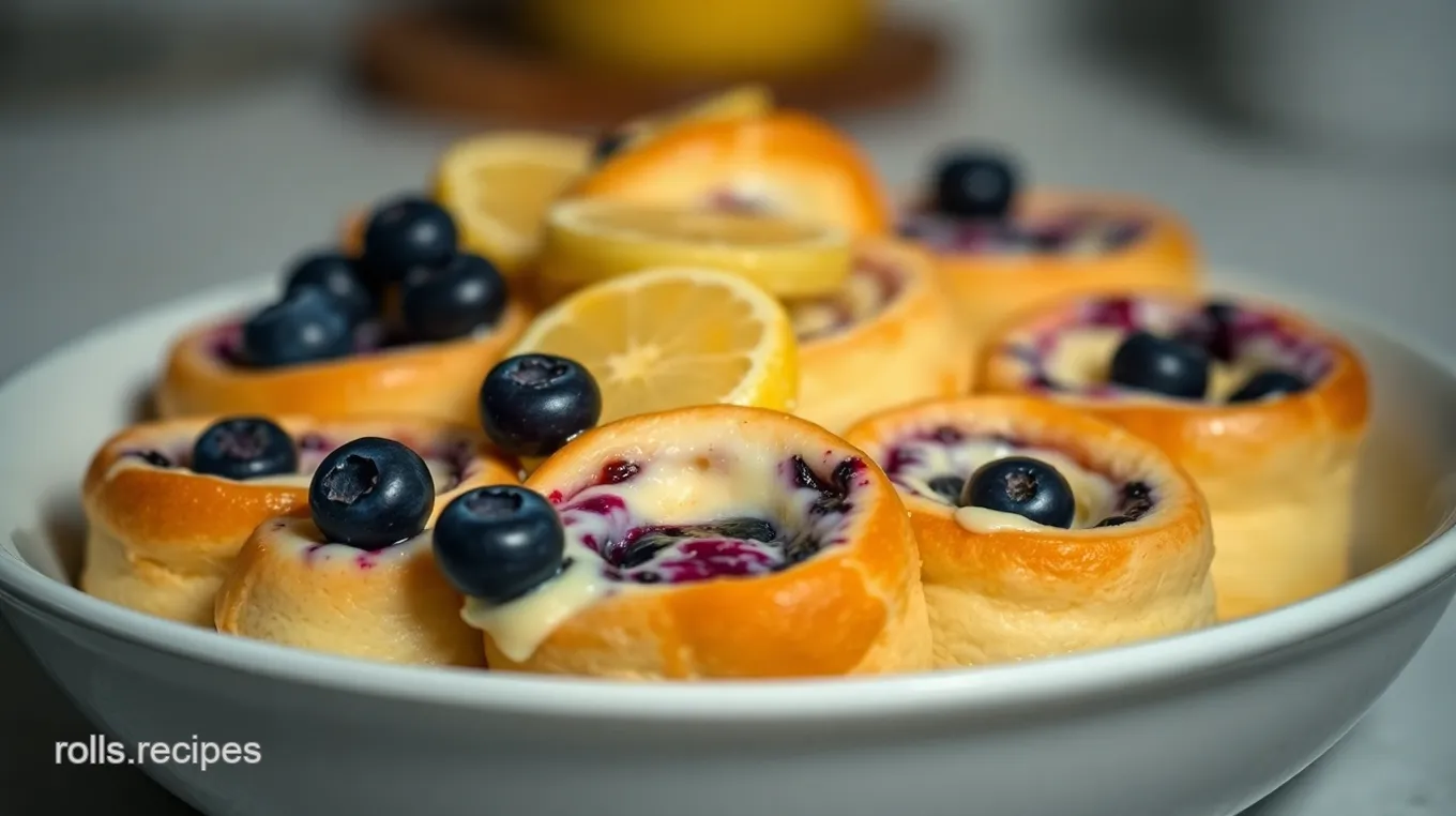 Blueberry Cheesecake Rolls