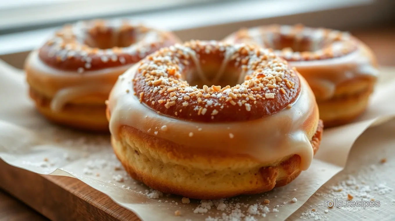 Decadent Cinnamon Roll Donuts