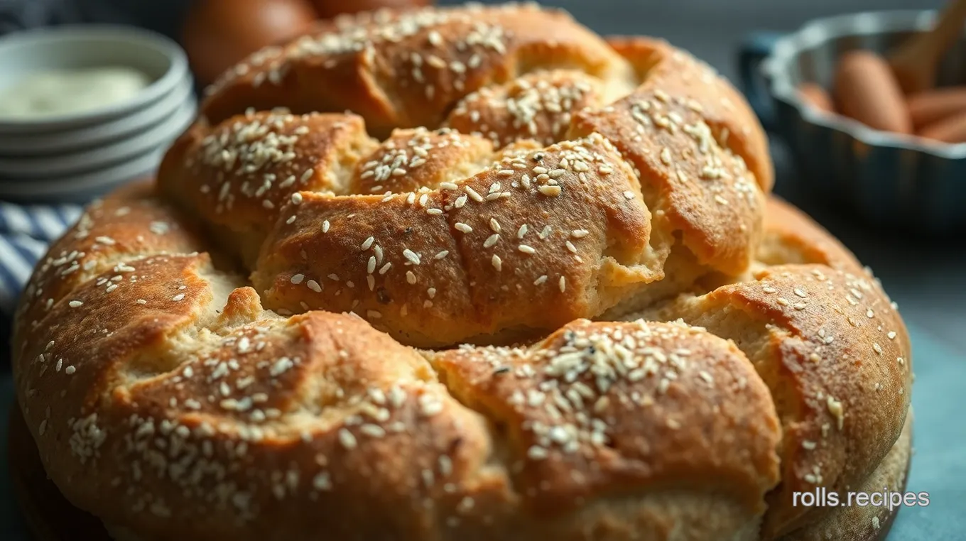 Rustic Whole Grain Ciabatta Rolls