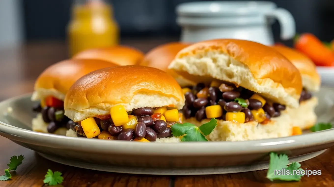 Flavorful Sizzling Vegetarian Black Bean Sliders: Easy Plant-Based Delights Sizzling Vegetarian Black Bean Sliders: Flavor-Packed & Plant-Based Delights