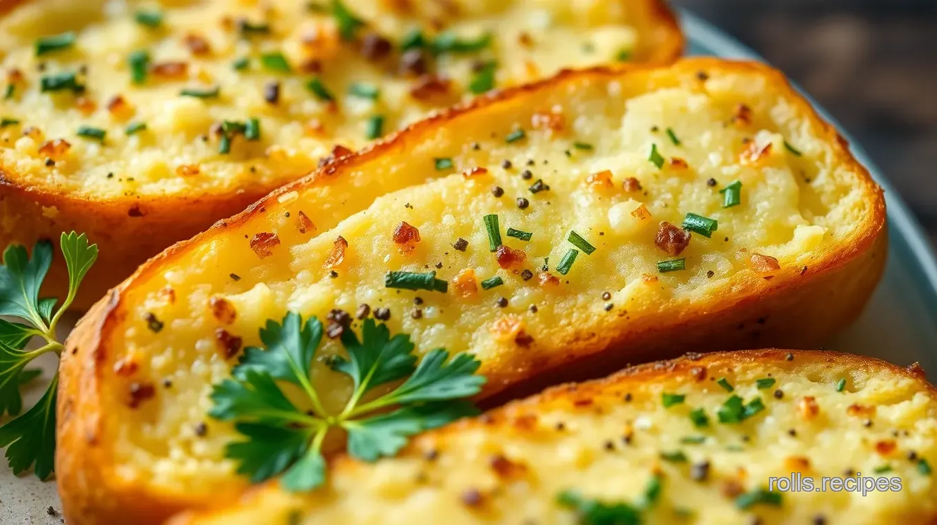 Sweet and Savory Hawaiian Roll Garlic Bread