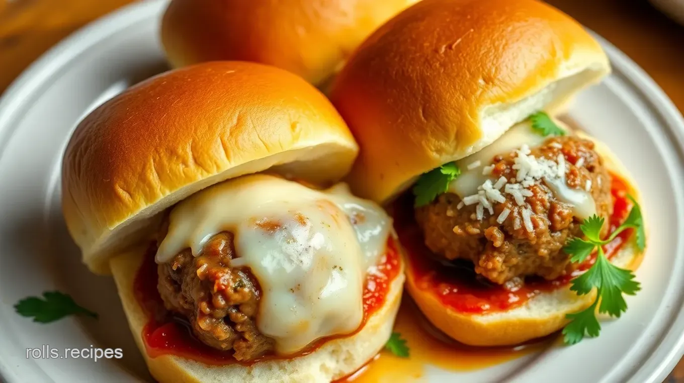 Sweet & Savory Meatball Sliders on Hawaiian Rolls