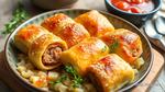 Air Fryer Sausage Rolls with Flaky Pastry