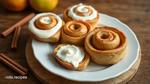 Bake Apple Cinnamon Rolls with Cream Cheese