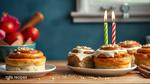 Bake Fun Birthday Cake Cinnamon Rolls