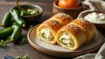 Bake Jalapeño Rolls with Creamy Filling