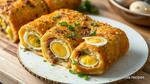 Bake Quail Egg Sausage Roll Slice - Savory Treat