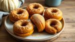 Baked Pumpkin Donuts with Cinnamon Sugar