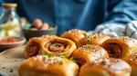 Baking Chorizo Rolls with Spicy Flavor