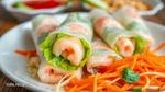 Delicious Spring Rolls with Prawns - Quick