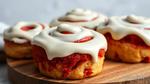 Bake Red Velvet Cinnamon Rolls with Creamy Frosting