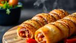 Grill Chorizo Rolls with Grilled Peppers