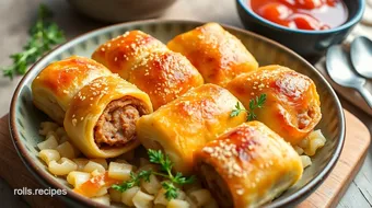 Air Fryer Sausage Rolls with Flaky Pastry