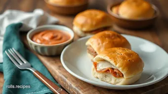 Bake Bacon Cheeseburger Rolls | Easy Appetizer