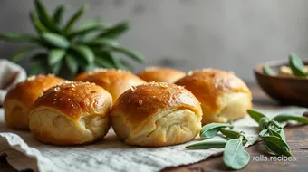 Bake Brown Butter Rolls with Sage Flavor