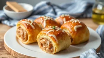 Bake Cheesy Sausage Rolls - Easy & Delicious