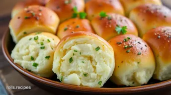 Bake Garlic Rolls with Buttery Garlic Bliss