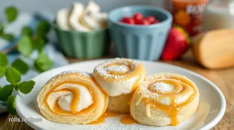 Bake Ice Cream Caramel Rolls Blissfully Easy