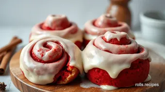 Bake Red Velvet Cinnamon Rolls for Love