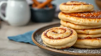 Cook Fluffy Cinnamon Roll Pancakes Fast