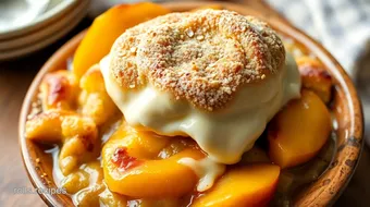 How to Make the Best Cinnamon Roll Peach Cobbler: A Comforting Delight! recipe card