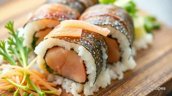 Easy yellowtail scallion roll: 5 Delicious Steps for Sushi Lovers! recipe card