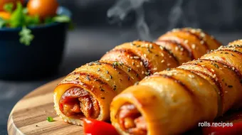 Grill Chorizo Rolls with Grilled Peppers