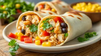 Grilled Chicken Santa Fe Rolls Delightfully Quick