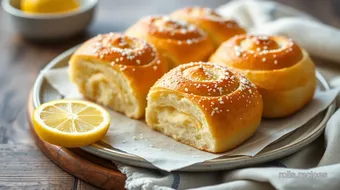 Bake Lemon Rolls with Sweet Citrus Flavor