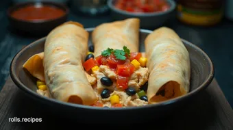 Ultimate Santa Fe Chicken Egg Rolls: 5 Delicious Tips for Success! recipe card