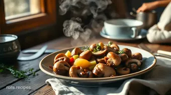 Sautéed Mushrooms in Rich Port Sauce