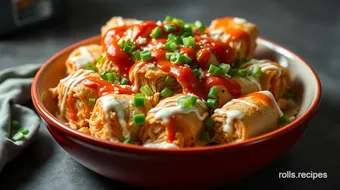 How to Make Buffalo Chicken Rolls: The Ultimate Game Day Snack! recipe card