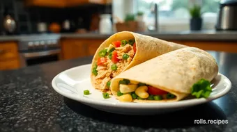 Wrap Chicken with Creamy Guacamole Delight