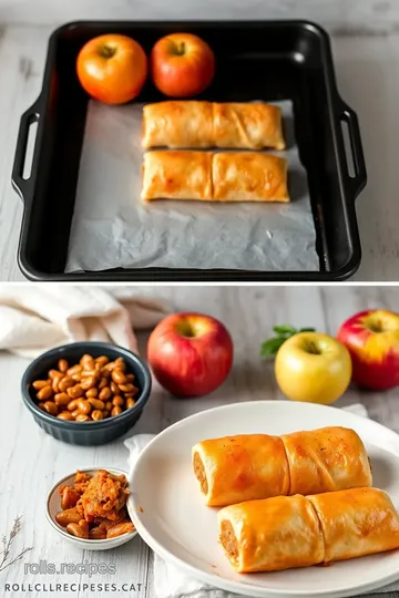 Savory Chorizo & Apple Puff Pastry Rolls steps
