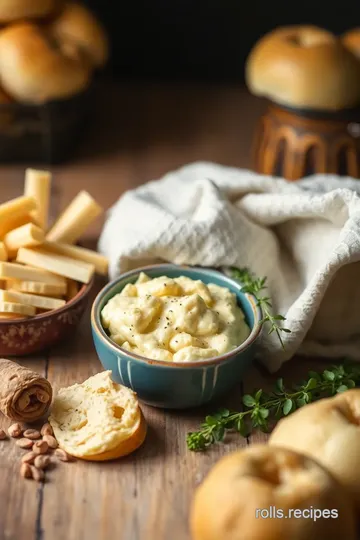Bake Ploughman' s Rolls with Cheesy Filling ingredients