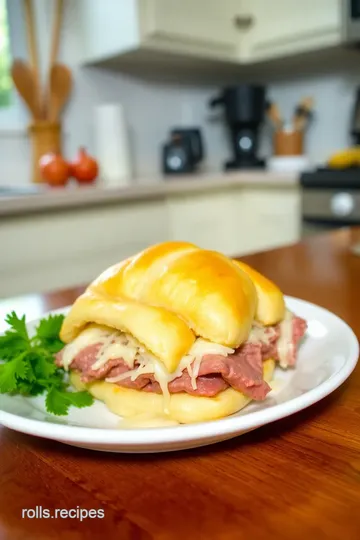 Reuben Bake with Crescent Rolls steps