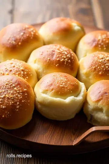 Homemade Soft Hot Rolls presentation