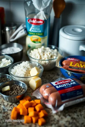 Bob Evans-Style Sausage Roll ingredients