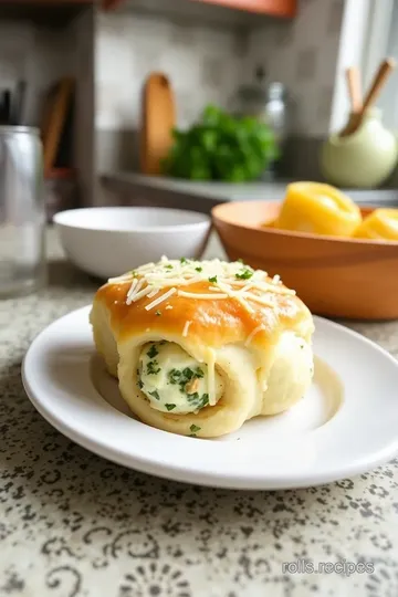 Cheesy Herb-Stuffed Rolls steps