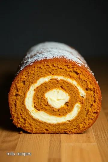 Classic Libby s Pumpkin Roll with Cream Cheese Filling presentation