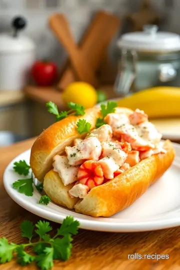 Connecticut Lobster Roll steps