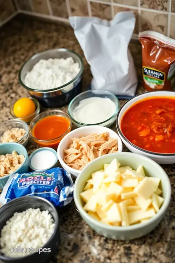 Crispy Orange Chicken Pizza Rolls ingredients