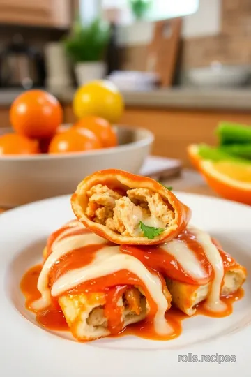 Crispy Orange Chicken Pizza Rolls steps