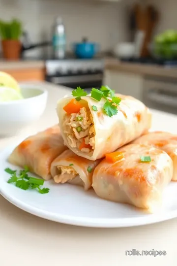 Thai Chicken Spring Rolls steps