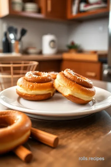 Decadent Cinnamon Roll Donuts steps