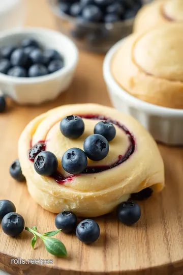 Soft & Fluffy Blueberry Rolls ingredients