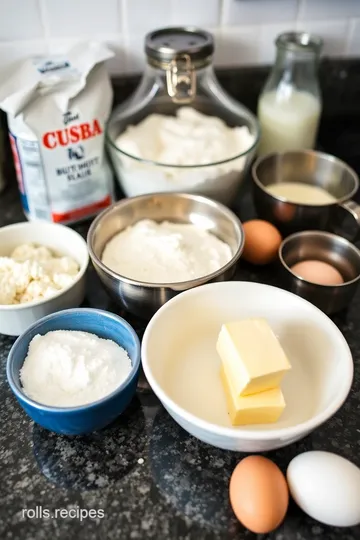 Fluffy Sister Schubert-Inspired Dinner Rolls ingredients