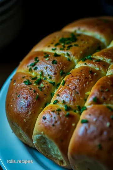 Garlic Bread Bliss with King s Hawaiian Rolls presentation