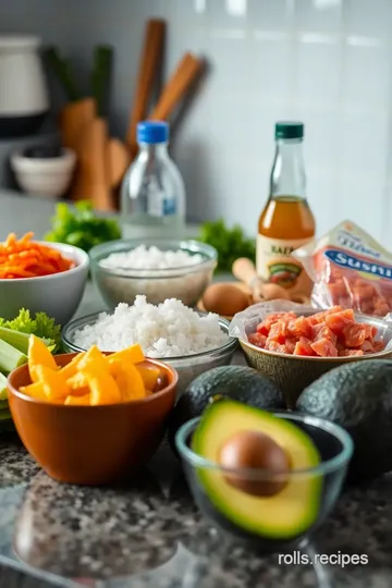 Godzilla Sushi Roll ingredients
